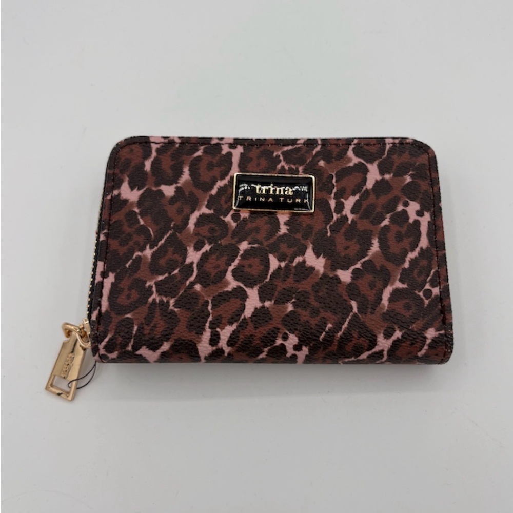 Trina Turk Small  Leopard Print Wallet NWT